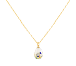 XS Zero Waste Glass Baroque Pearl Chain Necklace
