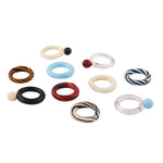 Linea Pastel Blue Glass Ring