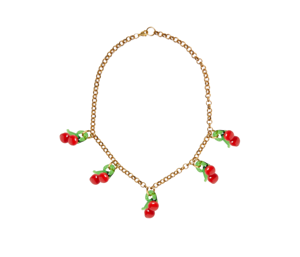 Cherries Chunky Chain Necklace