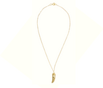 Gold Chilli & Trace Chain Necklace