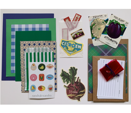 Build your own Collage Parcel 2 - Market Treasures & Fruity Trinkets