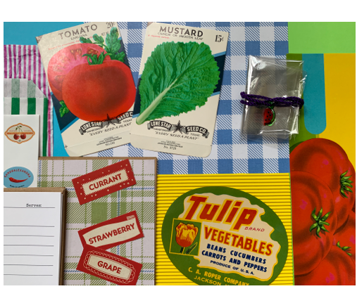 Collage Parcel 20 - Market Treasures & Fruity Trinkets