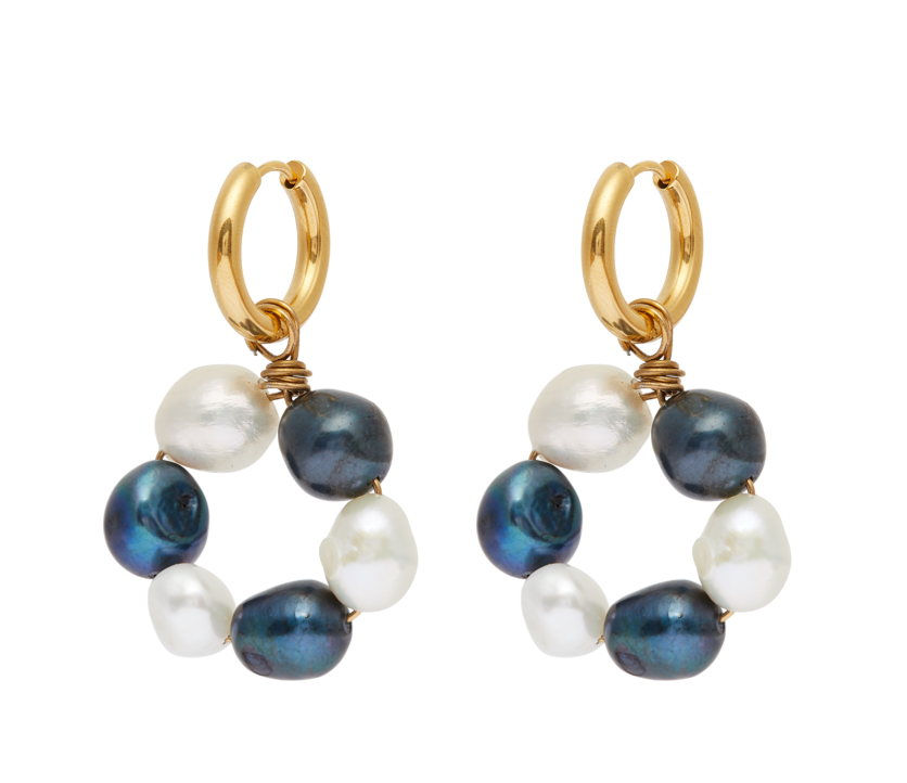 Roro B&W Pearl Earrings
