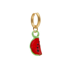 Watermelon Glass Earring