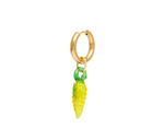 Corn Glass Earring