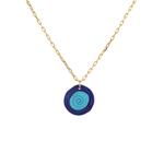Sea Urchin & Link Chain Necklace