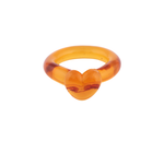 Love Amber Glass Ring