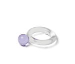 Bolita Lavender Glass Ring