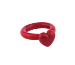 Love Red Glass Ring