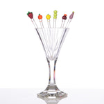 Cocktail & Nibble Murano Glass Sticks - Groceries