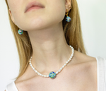 XS Zero Waste Orbit Blue Earring