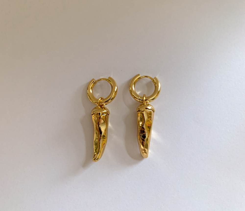 Chilli Gold Earrings