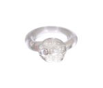Daisy Clear Glass Ring