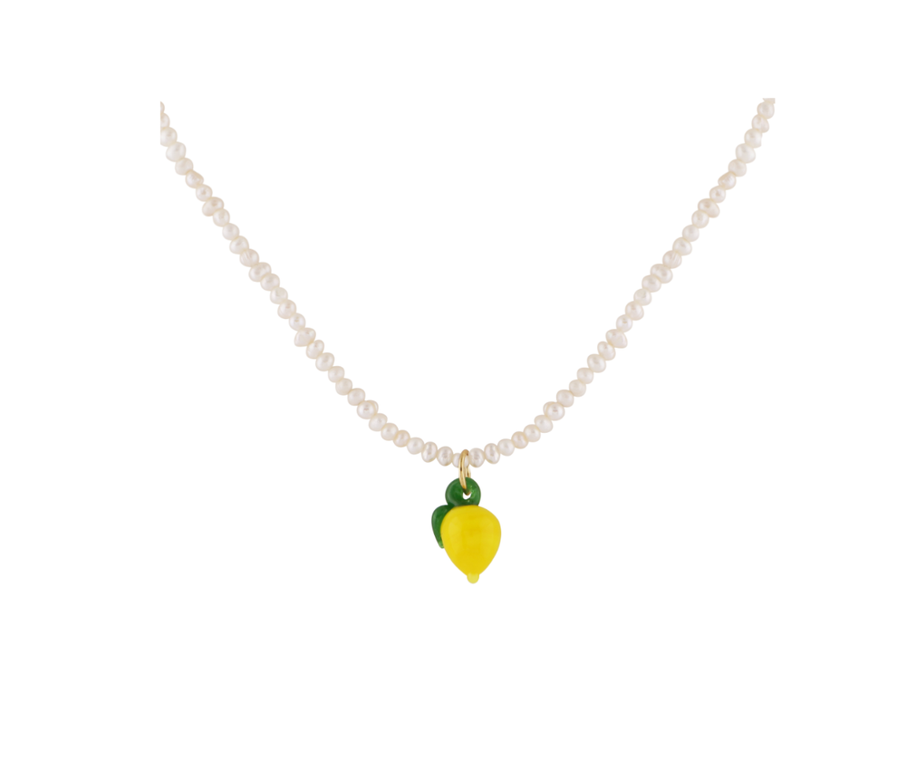 Lemon Pearl Necklace