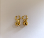 Gold Pomegranate Earrings